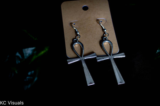 Ankh earrings